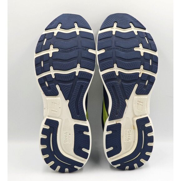 Brooks  Ghost 15 Men's Navy Blue Green Mesh Neutral Running Shoe Size 13 2843 - Picture 4 of 16